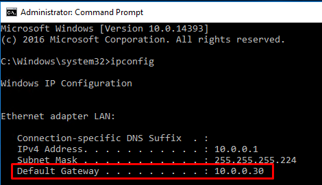 LAN Routing and NAT with Windows Server 2016 - IP Config S01