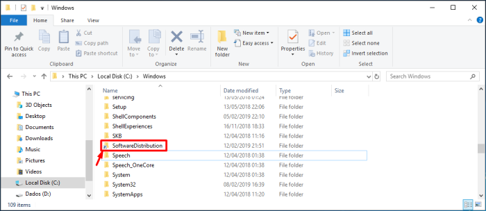 Change Windows 10 Updates Download Folder With Powershell